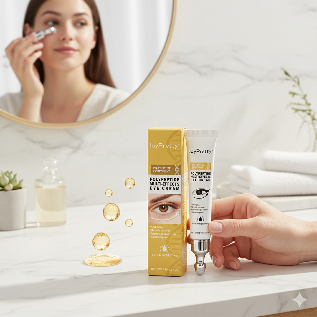 Околоочен крем с пептиди срещу тъмни кръгове и отоци